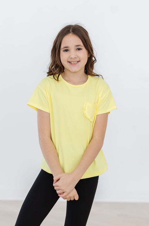 yellow-ruffle-pocket-tee Mila &  Rose - Sophia's Style--12-24M--2